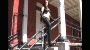 Jen wears black leather chap boots