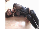 Kym is bound and gagged while weraring ballet boots.